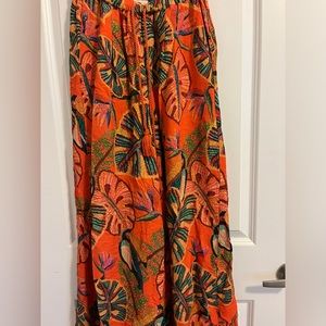FARM Rio for Anthropologie Wide leg pants, XS